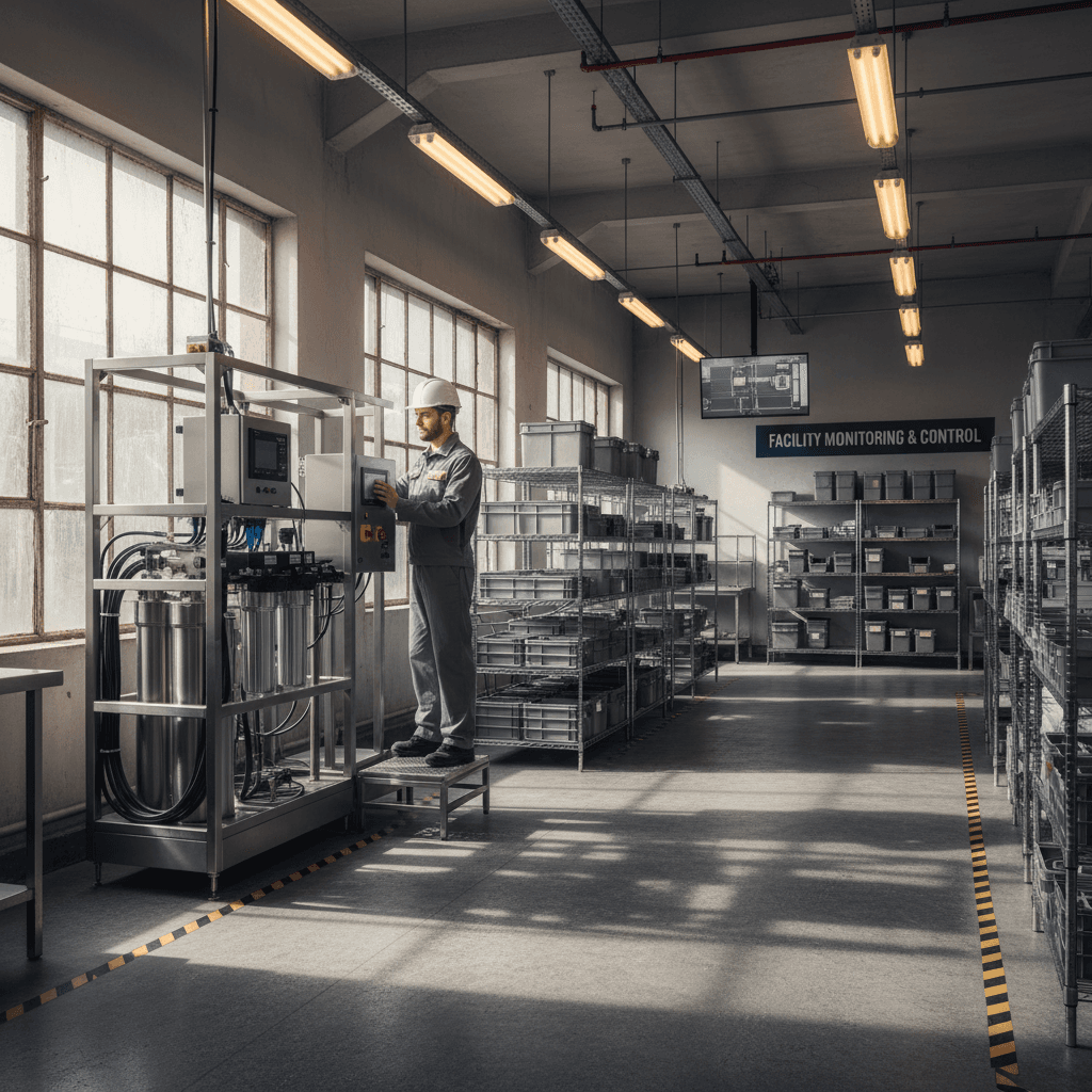 Commercial pest control setup