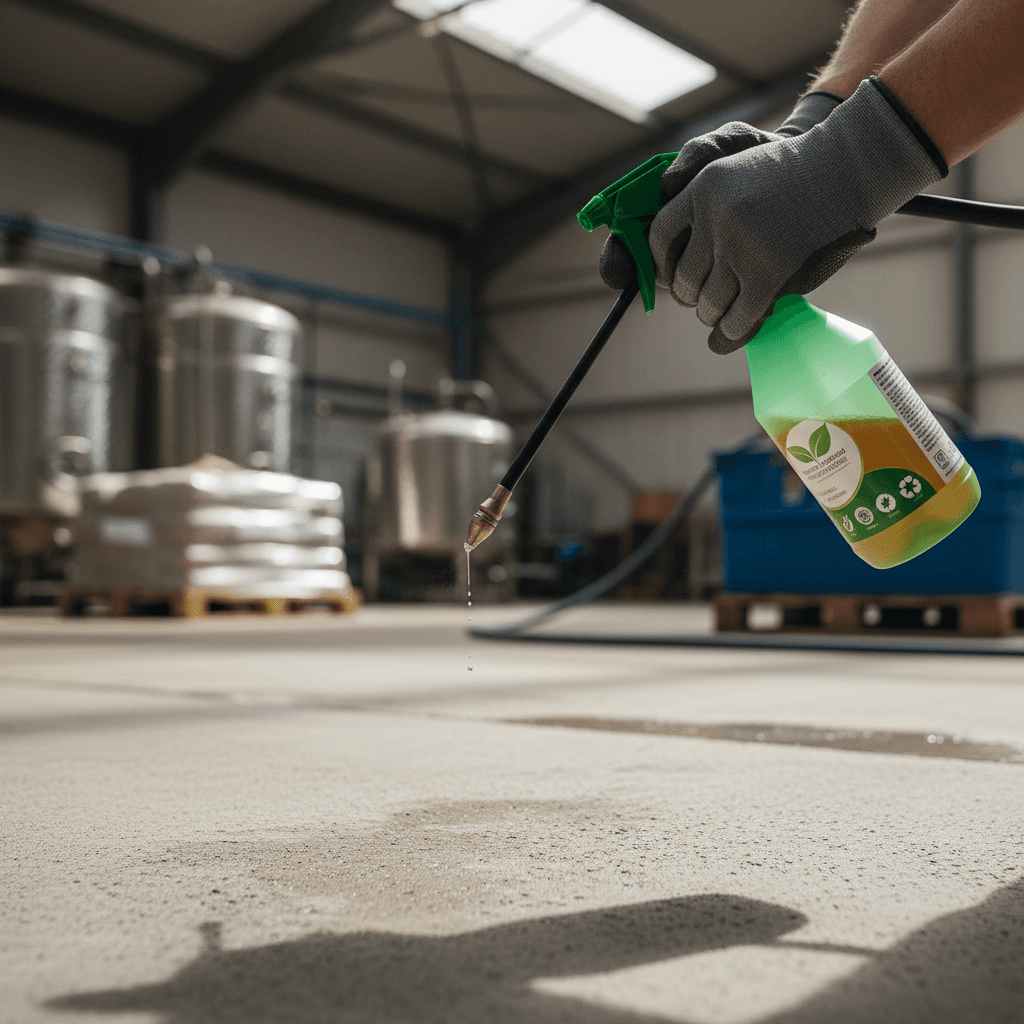 Eco-friendly pest control treatment application